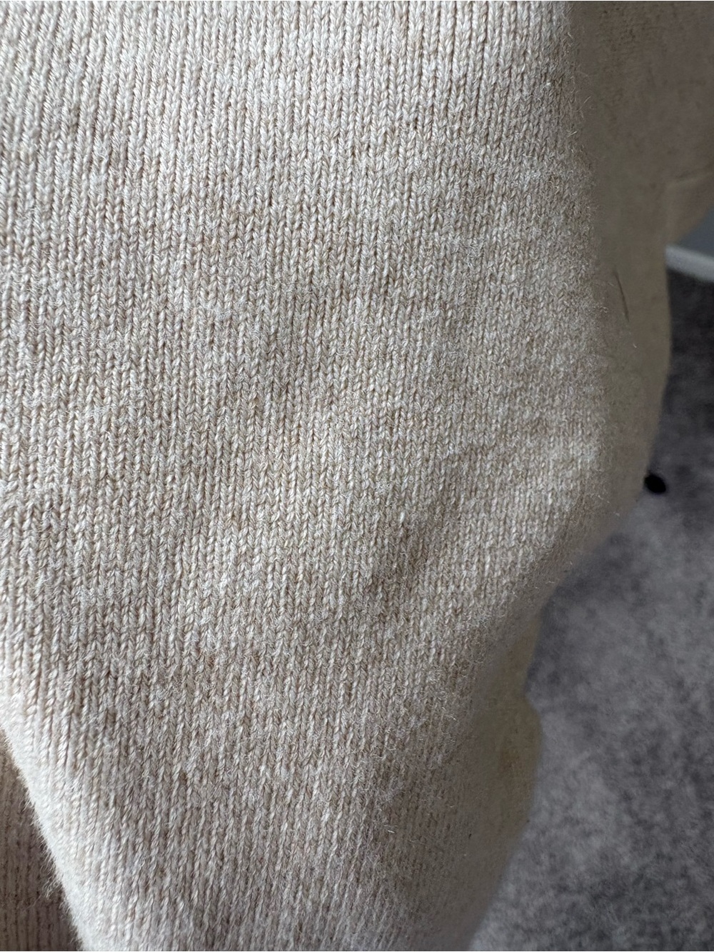 We The Free Free People Cozy Camden Sweatshirt L Beige Cream Oversized Pullover - Picture 3 of 10